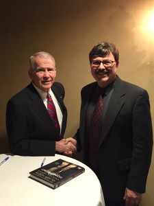 Col. North with Center Executive Director and Founder, Dr. Charles Emmerich